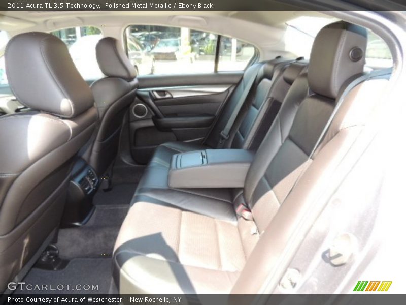 Polished Metal Metallic / Ebony Black 2011 Acura TL 3.5 Technology