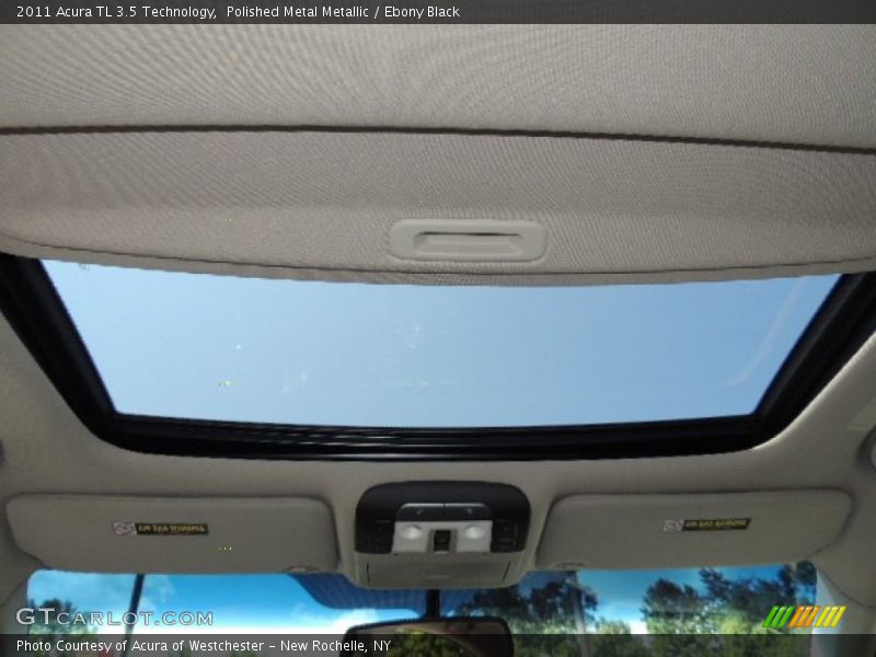 Polished Metal Metallic / Ebony Black 2011 Acura TL 3.5 Technology