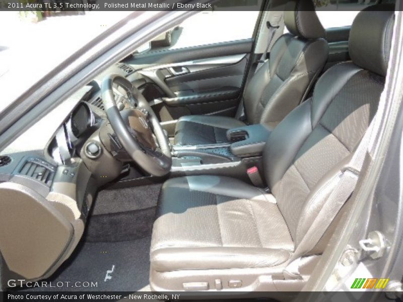 Polished Metal Metallic / Ebony Black 2011 Acura TL 3.5 Technology