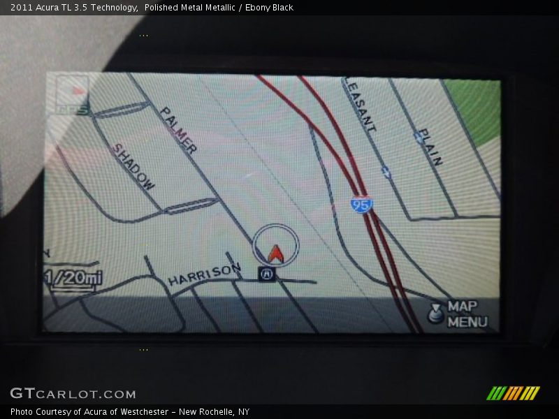 Polished Metal Metallic / Ebony Black 2011 Acura TL 3.5 Technology