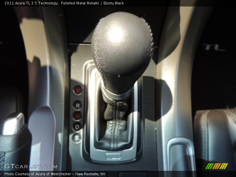 Polished Metal Metallic / Ebony Black 2011 Acura TL 3.5 Technology