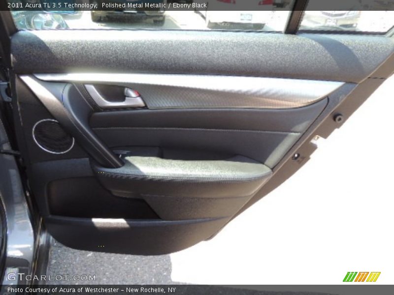 Polished Metal Metallic / Ebony Black 2011 Acura TL 3.5 Technology