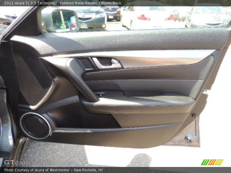 Polished Metal Metallic / Ebony Black 2011 Acura TL 3.5 Technology