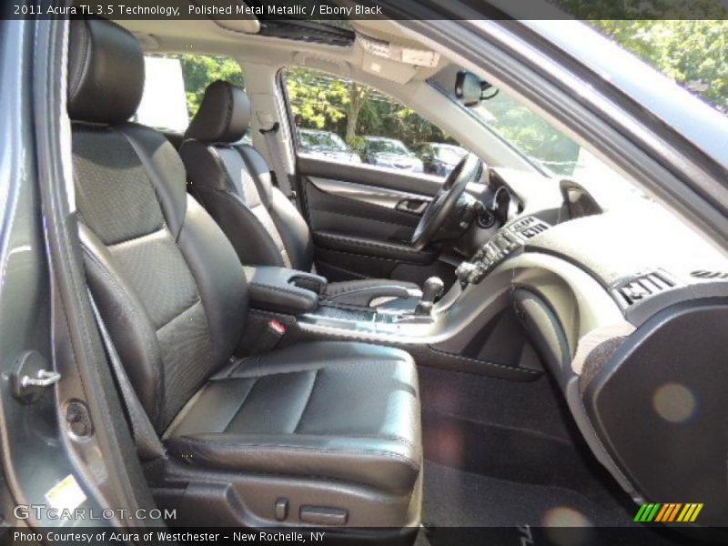 Polished Metal Metallic / Ebony Black 2011 Acura TL 3.5 Technology