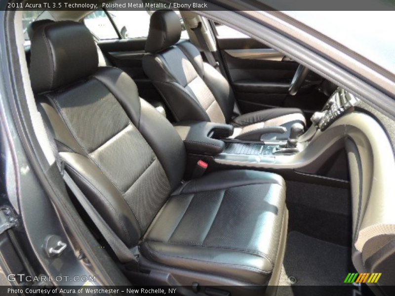 Polished Metal Metallic / Ebony Black 2011 Acura TL 3.5 Technology