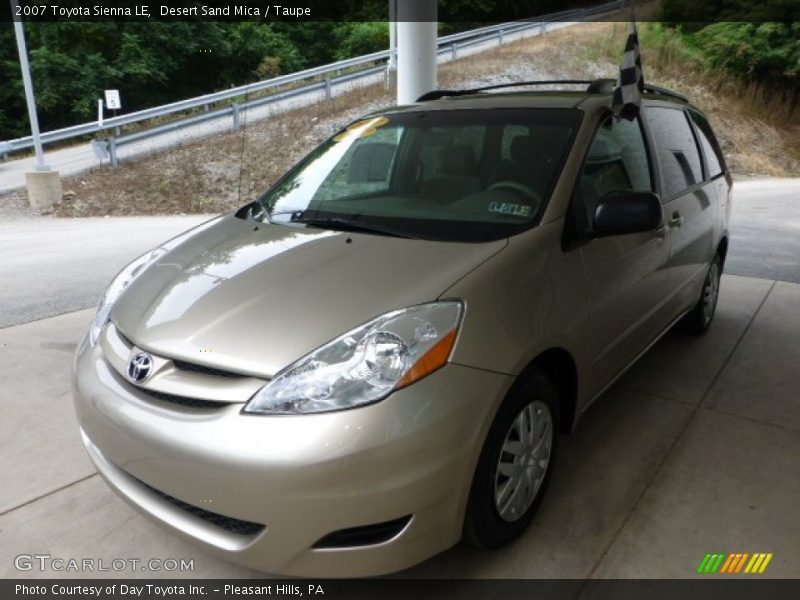 Desert Sand Mica / Taupe 2007 Toyota Sienna LE