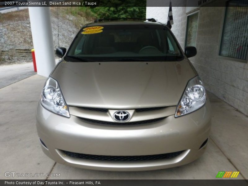 Desert Sand Mica / Taupe 2007 Toyota Sienna LE
