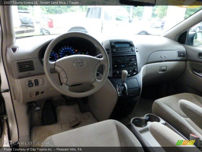 Desert Sand Mica / Taupe 2007 Toyota Sienna LE