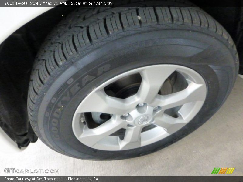 Super White / Ash Gray 2010 Toyota RAV4 Limited V6 4WD