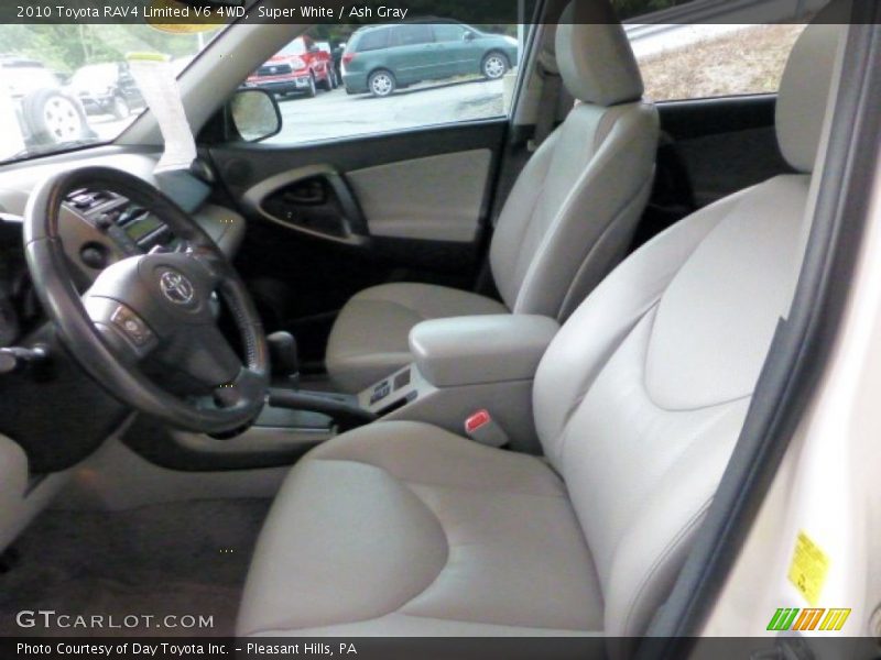 Super White / Ash Gray 2010 Toyota RAV4 Limited V6 4WD