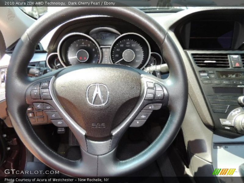  2010 ZDX AWD Technology Steering Wheel