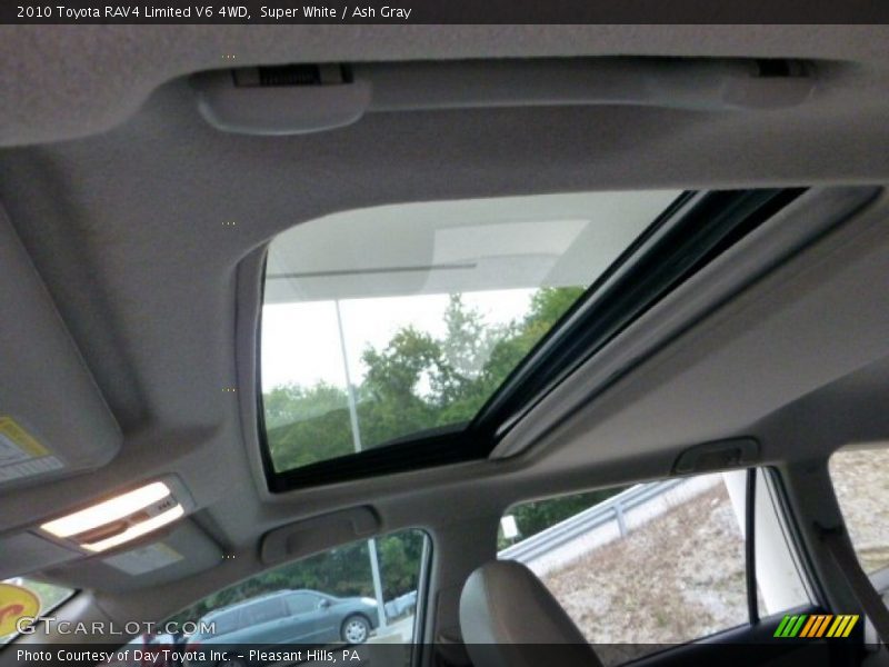 Super White / Ash Gray 2010 Toyota RAV4 Limited V6 4WD