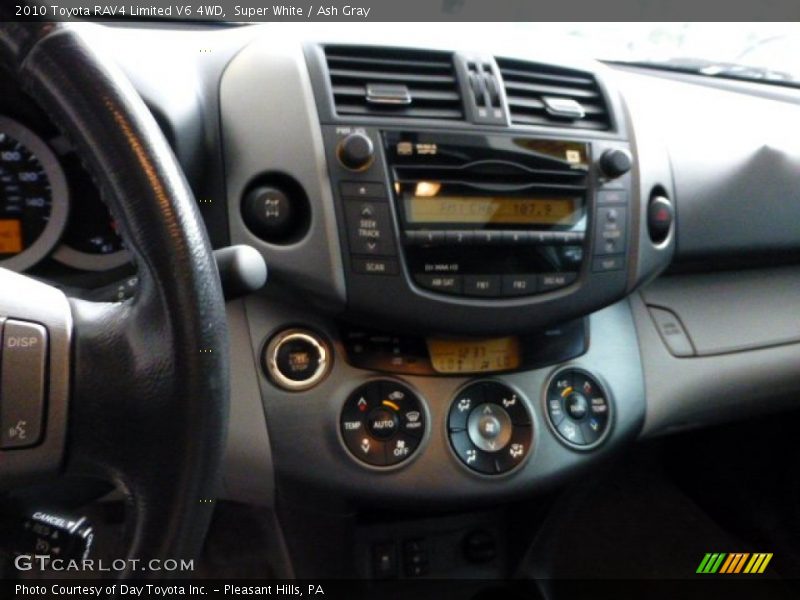 Super White / Ash Gray 2010 Toyota RAV4 Limited V6 4WD