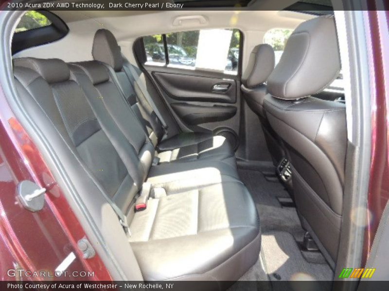 Dark Cherry Pearl / Ebony 2010 Acura ZDX AWD Technology