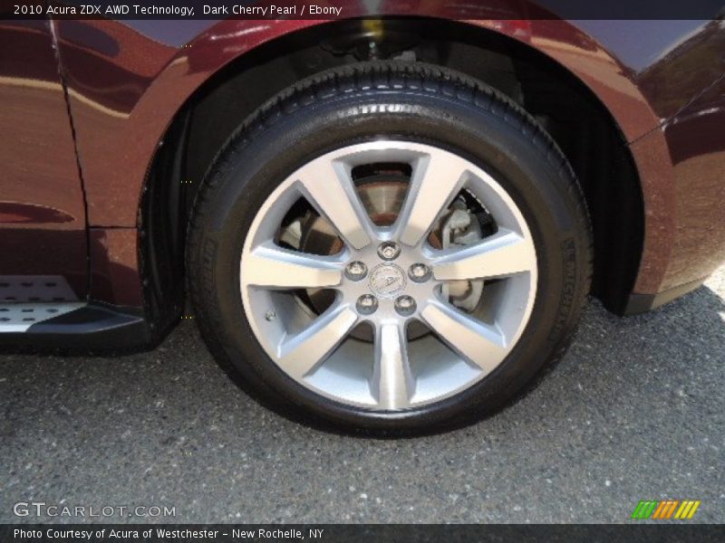 Dark Cherry Pearl / Ebony 2010 Acura ZDX AWD Technology