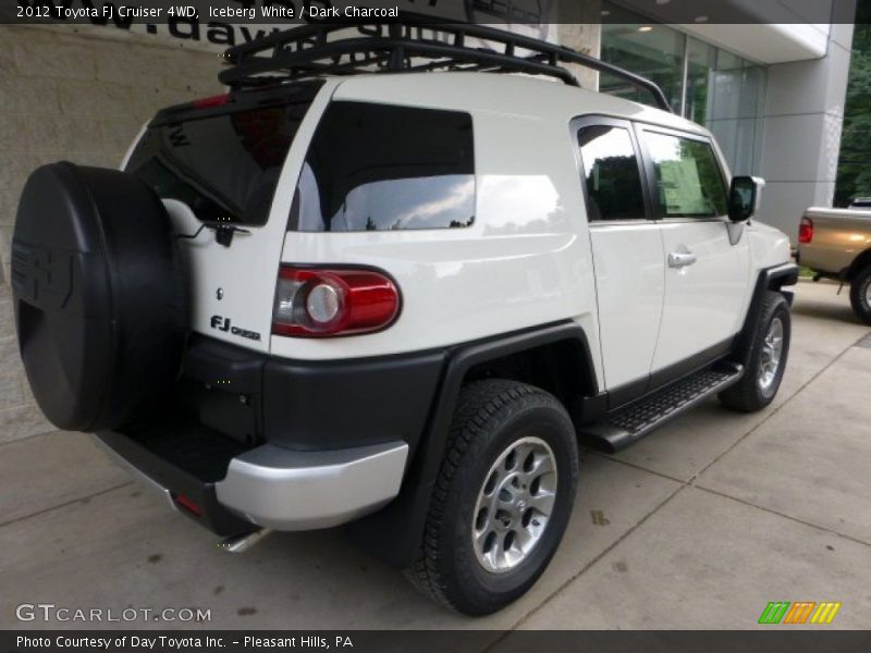 Iceberg White / Dark Charcoal 2012 Toyota FJ Cruiser 4WD
