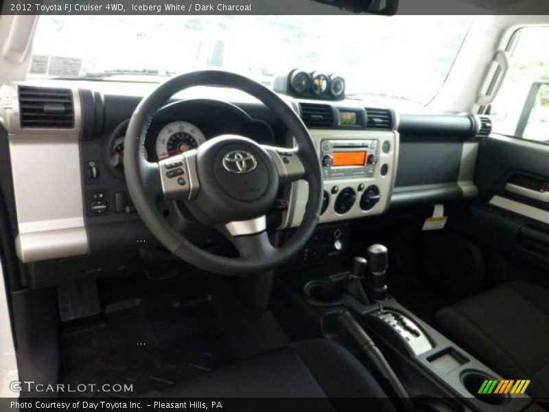 Iceberg White / Dark Charcoal 2012 Toyota FJ Cruiser 4WD