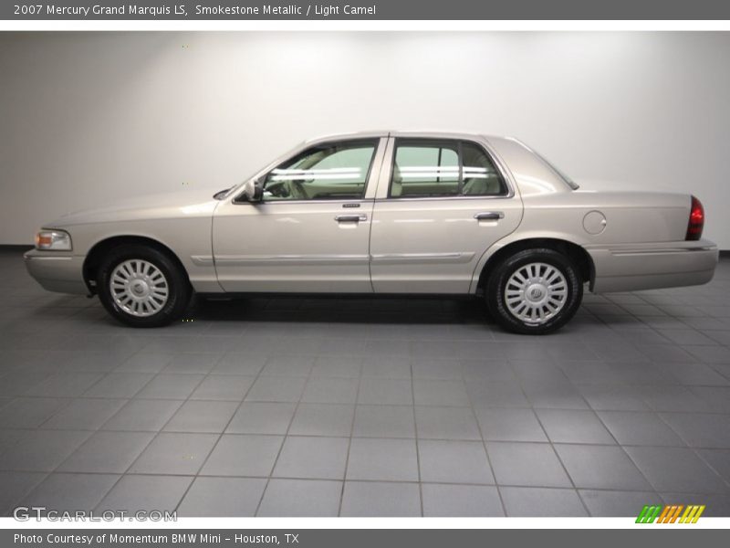 Smokestone Metallic / Light Camel 2007 Mercury Grand Marquis LS