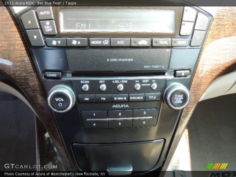 Bali Blue Pearl / Taupe 2011 Acura MDX