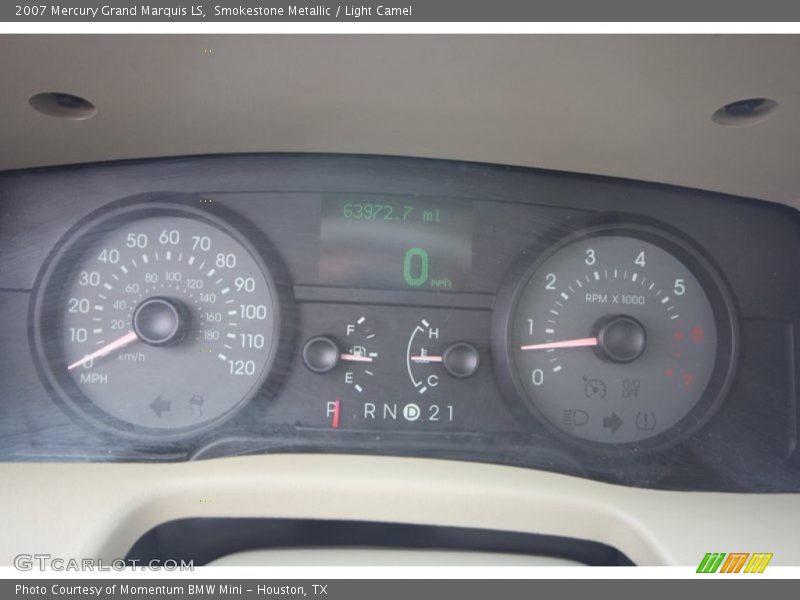 Smokestone Metallic / Light Camel 2007 Mercury Grand Marquis LS