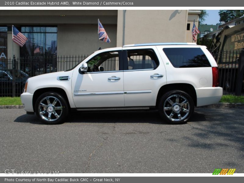  2010 Escalade Hybrid AWD White Diamond