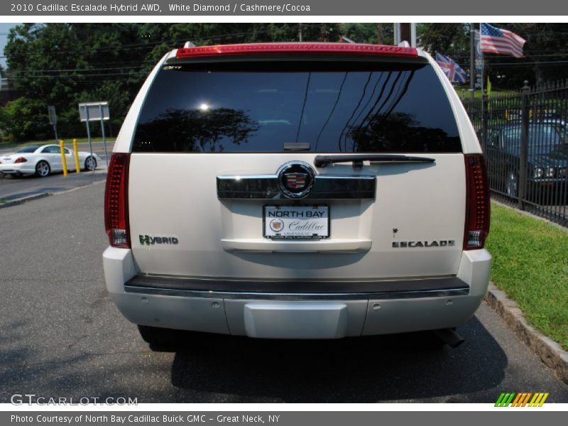 White Diamond / Cashmere/Cocoa 2010 Cadillac Escalade Hybrid AWD