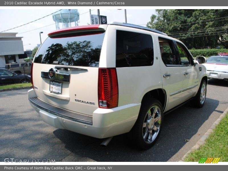 White Diamond / Cashmere/Cocoa 2010 Cadillac Escalade Hybrid AWD