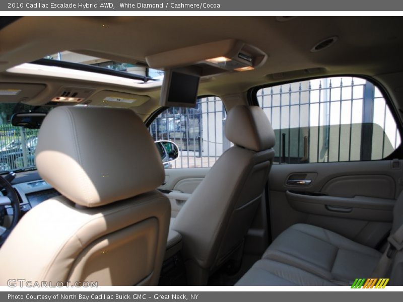 White Diamond / Cashmere/Cocoa 2010 Cadillac Escalade Hybrid AWD