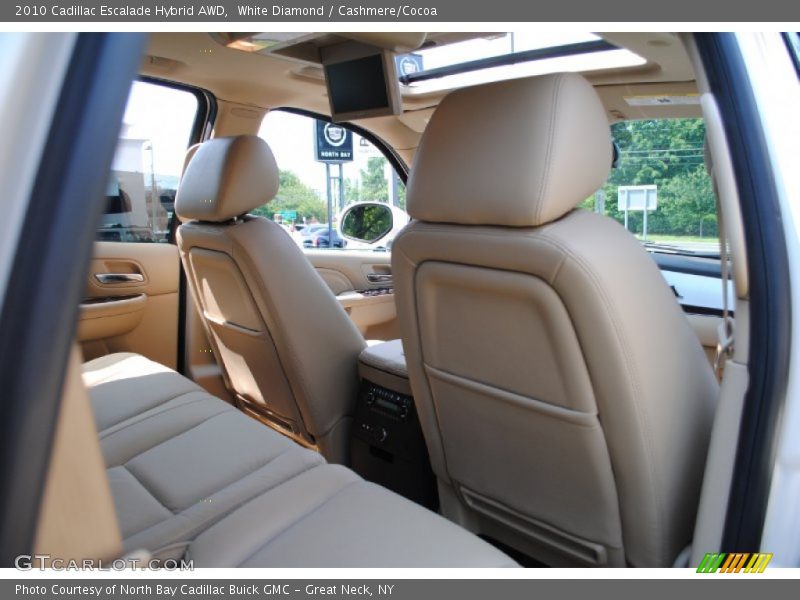 White Diamond / Cashmere/Cocoa 2010 Cadillac Escalade Hybrid AWD
