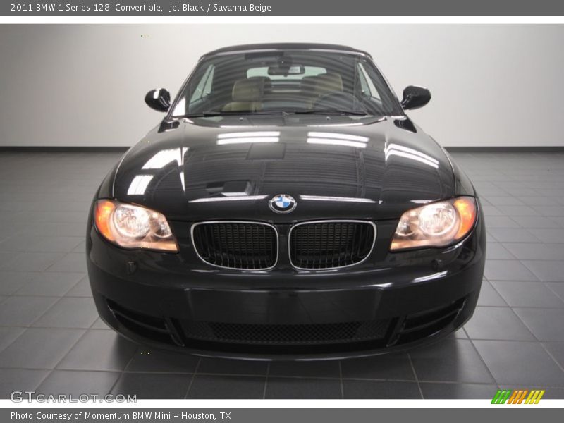 Jet Black / Savanna Beige 2011 BMW 1 Series 128i Convertible