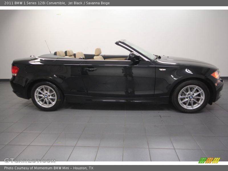 Jet Black / Savanna Beige 2011 BMW 1 Series 128i Convertible