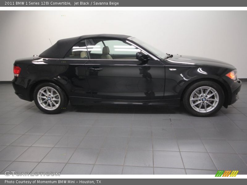 Jet Black / Savanna Beige 2011 BMW 1 Series 128i Convertible
