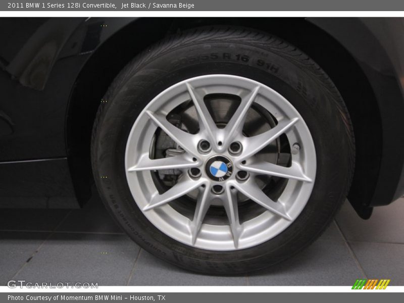 Jet Black / Savanna Beige 2011 BMW 1 Series 128i Convertible