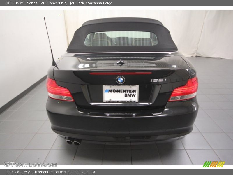 Jet Black / Savanna Beige 2011 BMW 1 Series 128i Convertible