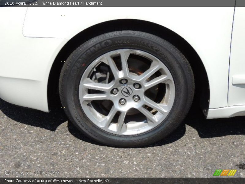 White Diamond Pearl / Parchment 2010 Acura TL 3.5