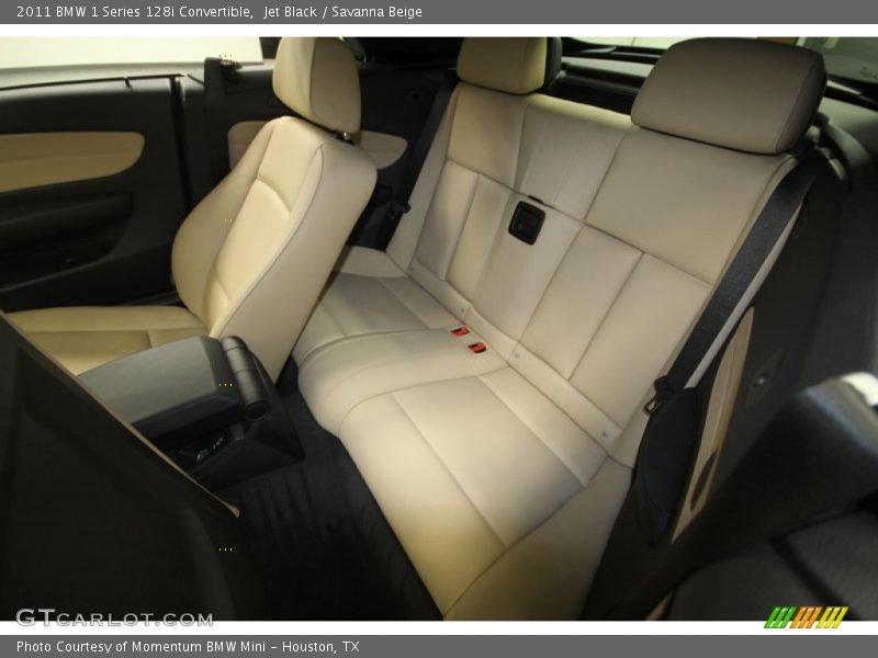 Jet Black / Savanna Beige 2011 BMW 1 Series 128i Convertible