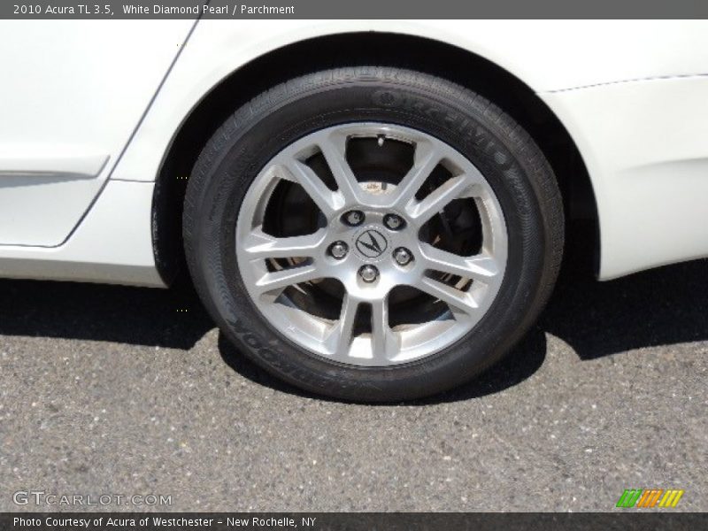 White Diamond Pearl / Parchment 2010 Acura TL 3.5