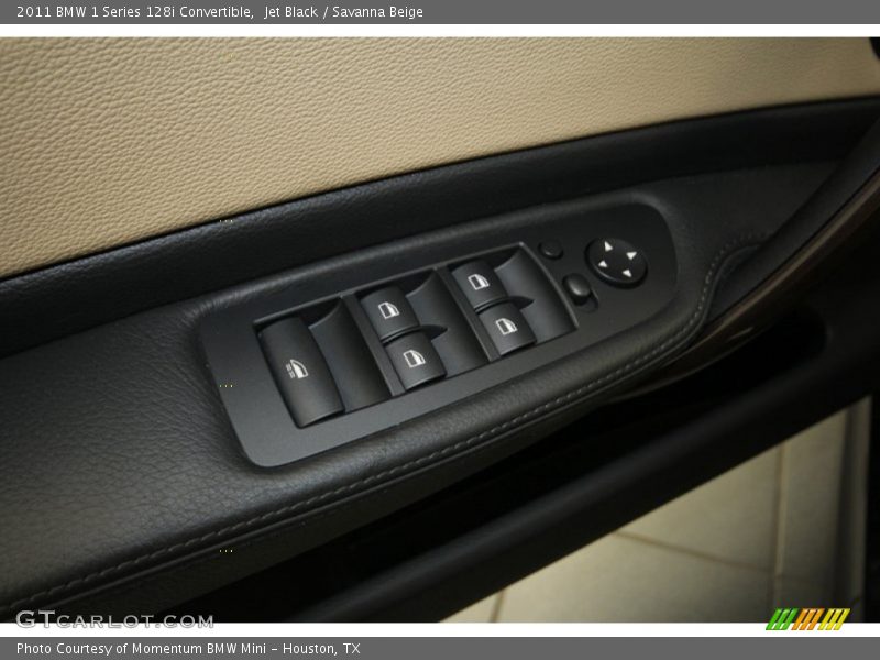 Jet Black / Savanna Beige 2011 BMW 1 Series 128i Convertible