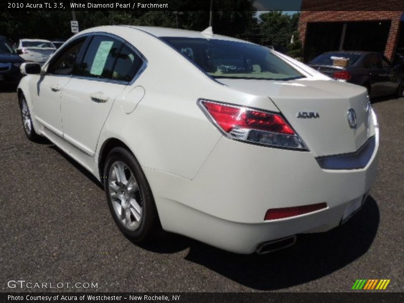 White Diamond Pearl / Parchment 2010 Acura TL 3.5