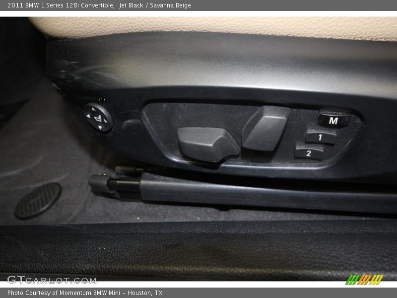 Jet Black / Savanna Beige 2011 BMW 1 Series 128i Convertible