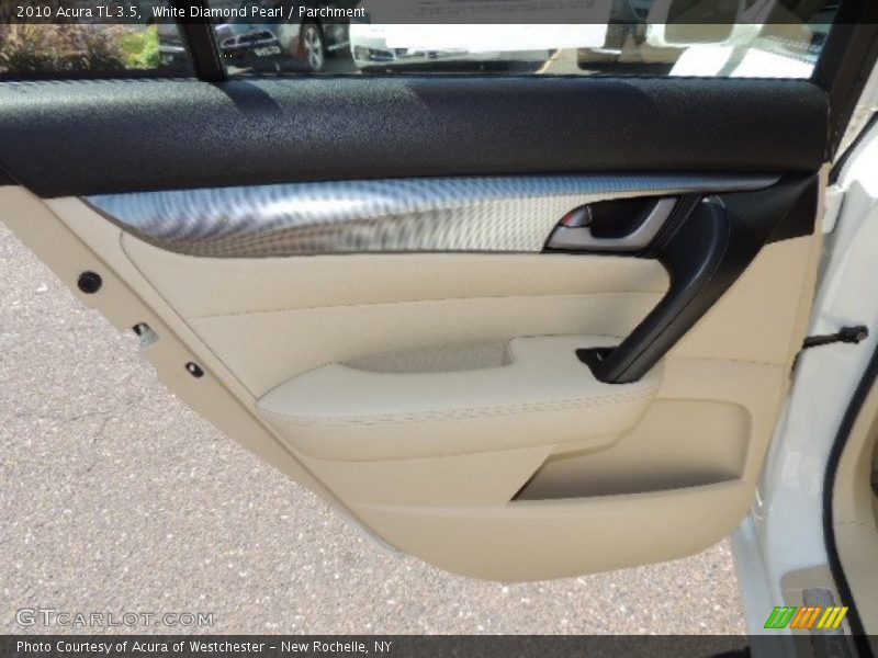 White Diamond Pearl / Parchment 2010 Acura TL 3.5