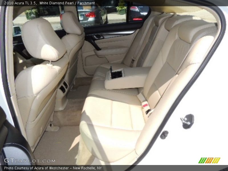 White Diamond Pearl / Parchment 2010 Acura TL 3.5