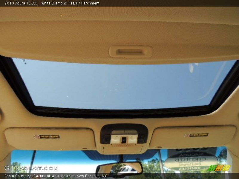 White Diamond Pearl / Parchment 2010 Acura TL 3.5