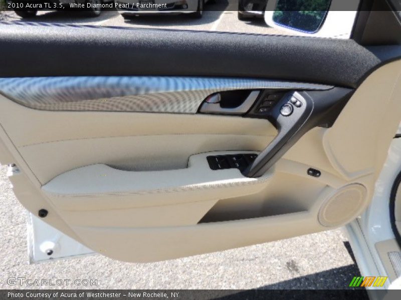 White Diamond Pearl / Parchment 2010 Acura TL 3.5