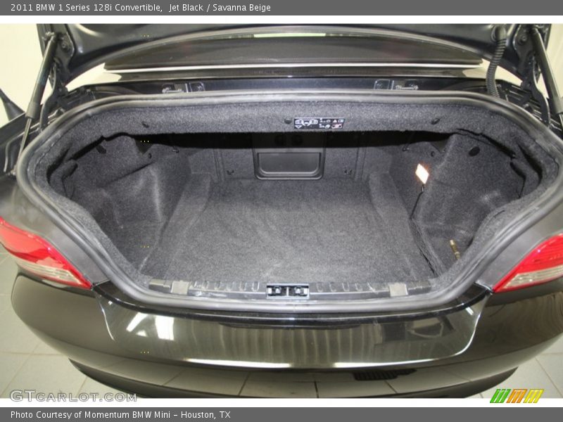 Jet Black / Savanna Beige 2011 BMW 1 Series 128i Convertible