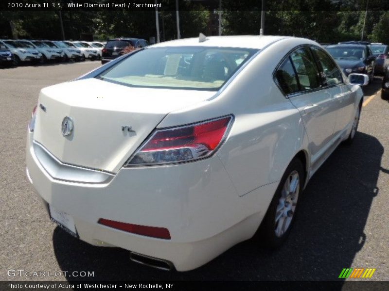 White Diamond Pearl / Parchment 2010 Acura TL 3.5