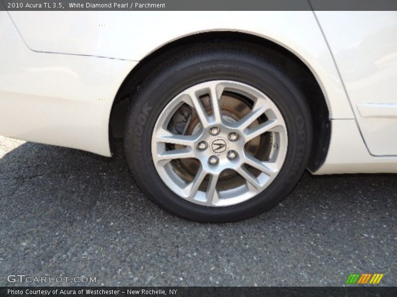 White Diamond Pearl / Parchment 2010 Acura TL 3.5