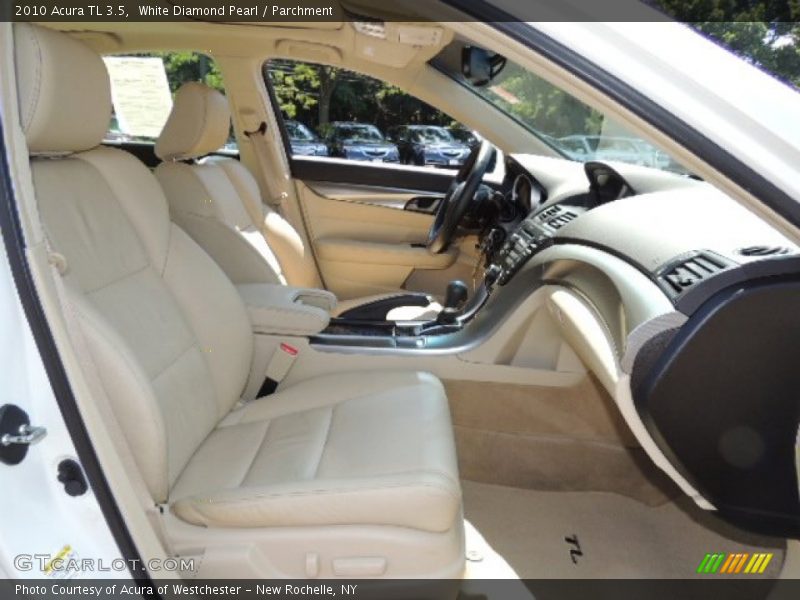 White Diamond Pearl / Parchment 2010 Acura TL 3.5
