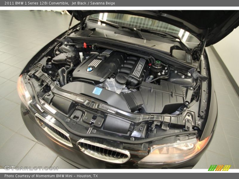 Jet Black / Savanna Beige 2011 BMW 1 Series 128i Convertible
