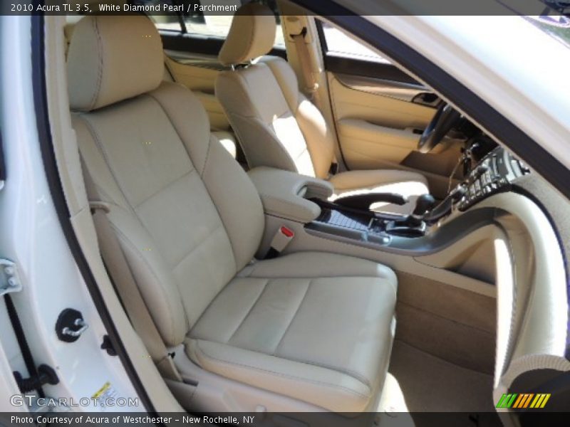 White Diamond Pearl / Parchment 2010 Acura TL 3.5
